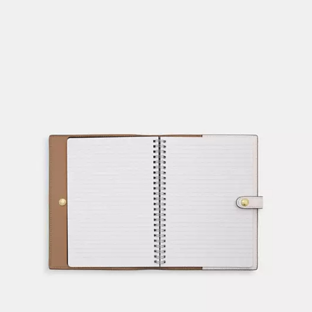 Coach Notebook In Signature Canvas NWT - Picture 2 of 3